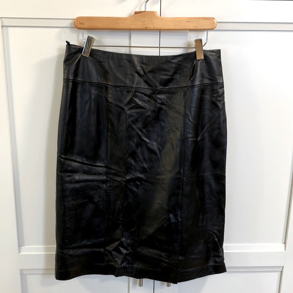 Vintage Leather Skirt